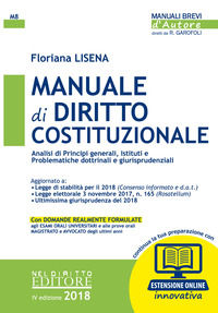 9788832702347 - Manuale di diritto costituzionale. Con software di simulazione