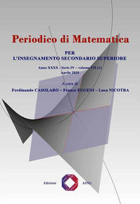9788832938456 - Periodico di matematica. Per l'insegnamento secondario (2025). Vol. 7