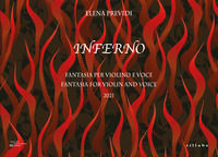 9788833402338 - Inferno. Fantasia per violino e voce su temi tratti dal V Canto dell'Inferno di Dante-Fantasia for violin and voice on t