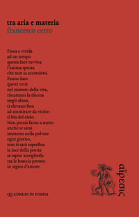 9788833443607 - Tra aria e materia