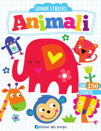 9788833710167 - Animali. Grandi stickers. Con adesivi