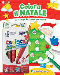 9788833713397 - Colora il Natale. Tanti disegni da colorare per Natale! Ediz. a colori. Con 6 pennarelli