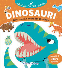 9788833717944 - Dinosauri. Gioca, colora e impara con gli sticker. Ediz. a colori