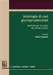 9788834819692 - Antologia di casi giurisprudenziali. Materiali per lo studio del diritto privato
