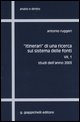 9788834843284 - Itinerari di una ricerca sul sistema delle fonti. Vol. 7/1: Studi dell'anno 2003