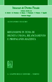 9788834878675 - Riflessioni in tema di dignità umana, bilanciamento e propaganda razzista
