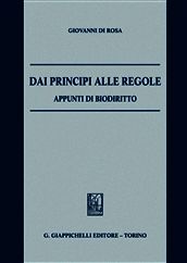 9788834889992 - Dai principi alle regole. Appunti di biodiritto