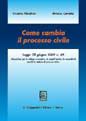 9788834895900 - Come cambia il processo civile