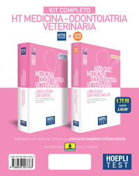 9788836007363 - Hoepli test. Medicina odontoiatria veterinaria. Kit completo: Libro di teoria con esercizi-6000 Quiz con prove simulate.