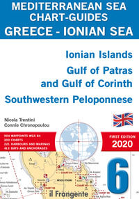 9788836100040 - Greece, Ionian sea. Ionian Islands, Gulf of Patras and Gulf of Corinth Southwestern Peloponnese. Mediterranean sea chart