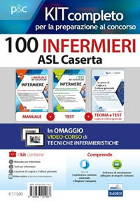 9788836221066 - Kit completo per la preparazione al concorso 100 infermieri ASL Caserta. Con e-book. Con software di simulazione