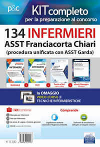9788836222018 - KIT concorso 134 infermieri ASST Franciacorta-Garda. Volumi completi per la preparazione alla prova preselettiva e succe