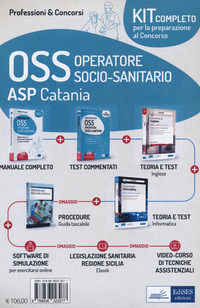 9788836223077 - Kit concorso OSS ASP Catania. Con e-book. Con software di simulazione. Con videocorso