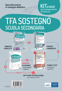 9788836223398 - Kit base specializzazione sostegno didattico scuola secondaria. Eserciziari + Manuale + Software + Glossario. Con espans