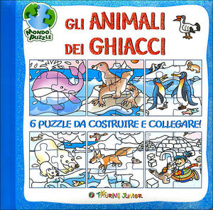 9788836551828 - Gli animali dei ghiacci. Libro puzzle. Ediz. illustrata