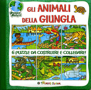 9788836551835 - Gli animali della giungla. Libro puzzle. Ediz. illustrata