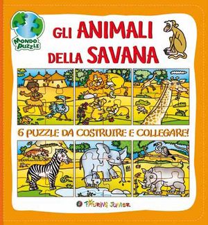 9788836555192 - Gli animali della savana. Libro puzzle