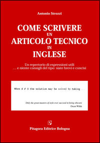 9788837117573 - Come scrivere un articolo tecnico in inglese. Un repertorio di espressioni utili... e niente consigli del tipo: siate br
