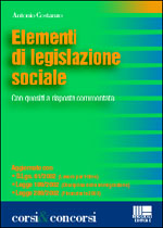 9788838722615 - Elementi di legislazione sociale