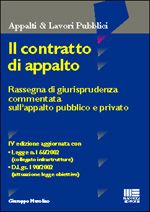 9788838724527 - Il contratto di appalto