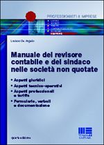 9788838733307 - Manuale del revisore contabile