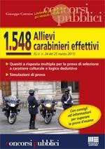 9788838767371 - 1.548 Allievi carabinieri effettivi (G.U. n. 24 del 25 marzo 2011)