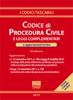 9788838770449 - Codice di Procedura Civile e leggi complementari