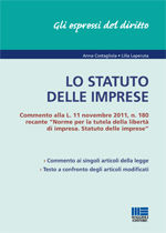 9788838770586 - Lo statuto delle imprese