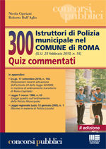9788838771262 - 300 istruttori di polizia municipale nel Comune di Roma. Quiz commentati