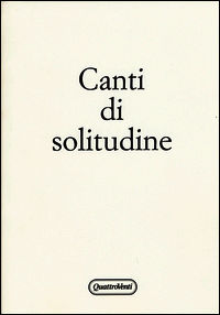 9788839209986 - Canti di solitudine