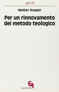 9788839905338 - Per un rinnovamento del metodo teologico