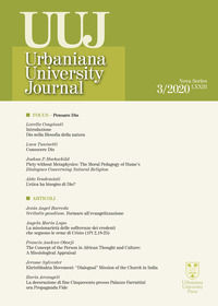 9788840190358 - Urbaniana University Journal. Euntes Docete (2020). Vol. 3: Focus. Pensare Dio