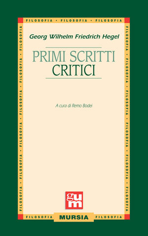 9788842546931 - Primi scritti critici