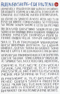 9788842818199 - Ode plutonia. Poesie 1977-1980. Testo inglese a fronte