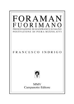 9788845607387 - Foraman-Fuorimano