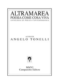9788845608001 - Altramarea. Poesia come cosa viva