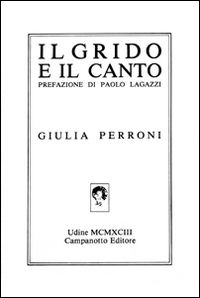 9788845615221 - Il grido e il canto
