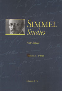 9788846763358 - Simmel studies. New series (2021). Vol. 2
