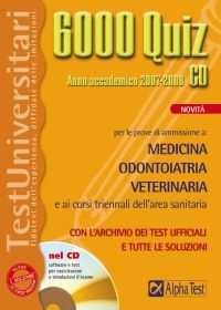 9788848308199 - 6000 quiz. Medicina odontoiatria veterinaria. Con CD-ROM