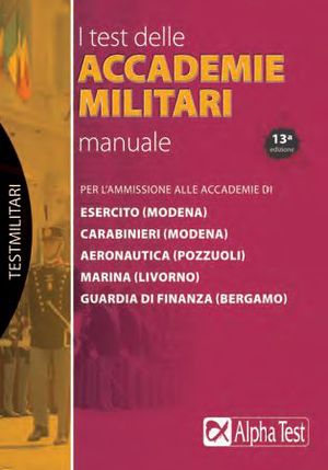 9788848314862 - I test delle accademie militari. Manuale