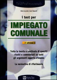 9788848316194 - I test per impiegato comunale