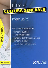 9788848320191 - I test di cultura generale. Manuale