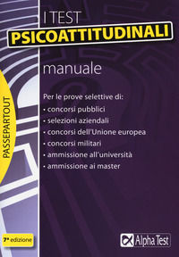 9788848320344 - I test psicoattitudinali. Manuale