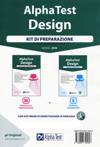 9788848320948 - Alpha Test. Design. Kit di preparazione: Manuale di preparazione-Esercizi commentati. Con software di simulazione