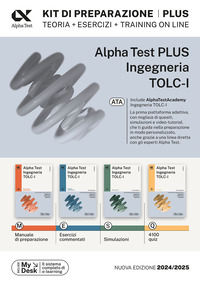 9788848327084 - Alpha Test Plus Ingegneria. TOLC-I. Kit di preparazione Plus