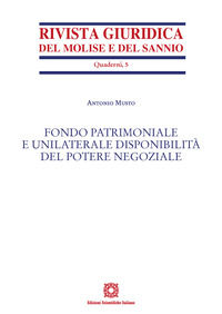 9788849553963 - Fondo patrimoniale e unilaterale disponibilità del potere negoziale