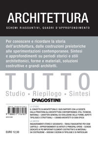 9788851176181 - Tutto architettura. Schemi riassuntivi, quadri d'approfondimento