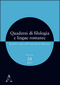 9788854874725 - Quaderni di filologia e lingue romanze. Ricerche svolte nell'Università di Macerata. Con CD-ROM. Vol. 28