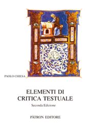 9788855531733 - Elementi di critica testuale