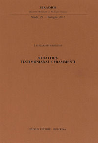 9788855533959 - Strattide. Testimonianze e frammenti